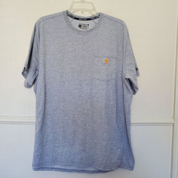 Carhartt Other - Carhartt Force Mens Workwear T-shirt Gray Size XL Crewneck Tee Short Sleeve